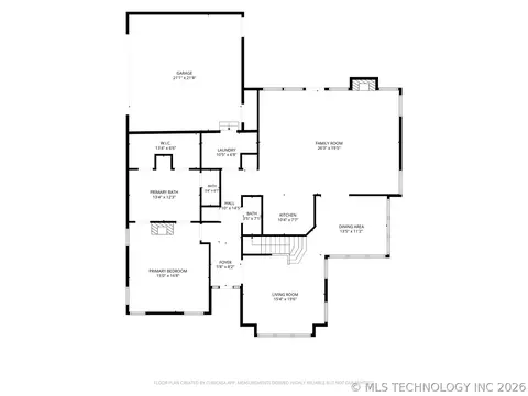 Floorplan - 5541 E 77th St, Tulsa, OK 74136 photo 2 of 3