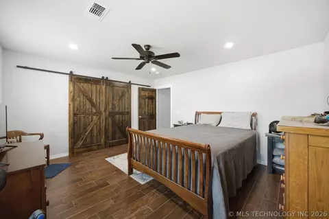 Bedroom - 632 Blocker Rd, Crowder, OK 74430 photo 5 of 5