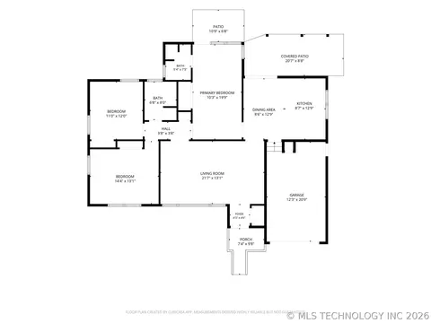 Floorplan - 4556 E 28th St, Tulsa, OK 74114 photo 1 of 1