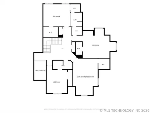 Floorplan - 7813 E 99th Pl, Tulsa, OK 74133 photo 2 of 3