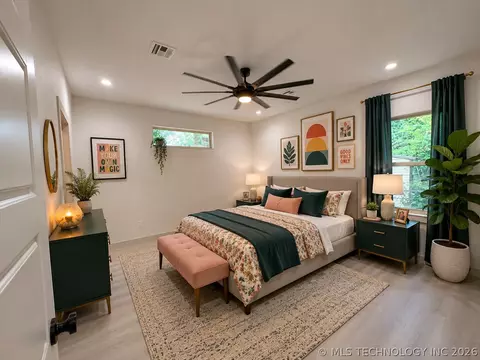 Bedroom - 1007 E Young Pl, Tulsa, OK 74106 photo 1 of 3