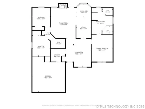 Floorplan - 8809 E 95th St, Tulsa, OK 74133 photo 1 of 1