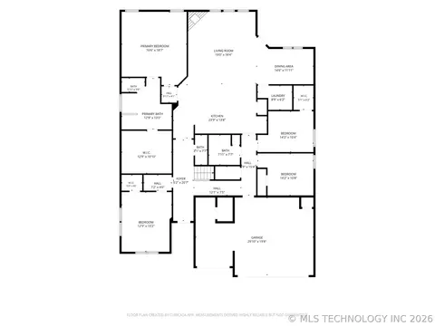 Floorplan - 2016 E 132nd Pl S, Bixby, OK 74008 photo 2 of 3