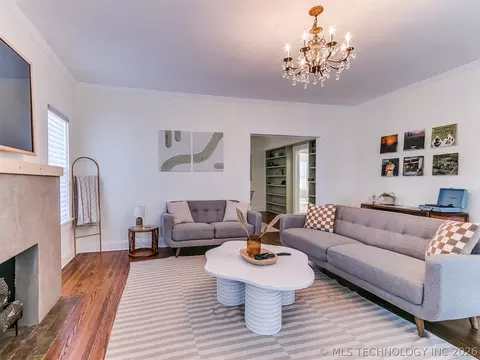 Living - 1906 E 13th St, Tulsa, OK 74104 photo 1 of 11