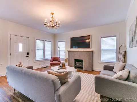 Living - 1906 E 13th St, Tulsa, OK 74104 photo 5 of 11