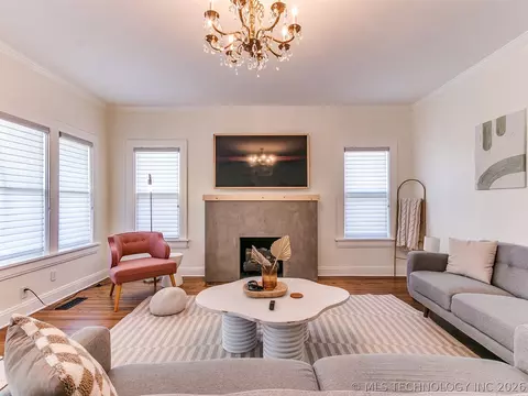 Living - 1906 E 13th St, Tulsa, OK 74104 photo 4 of 11