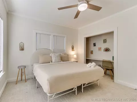 Bedroom - 1906 E 13th St, Tulsa, OK 74104 photo 2 of 11