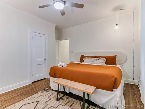 Bedroom - 1906 E 13th St, Tulsa, OK 74104 photo 5 of 11