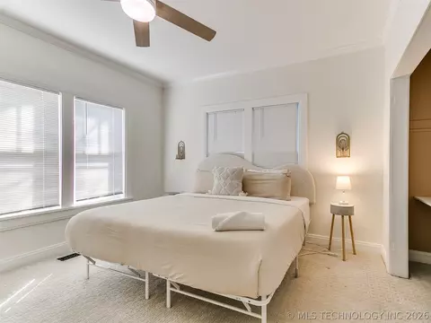 Bedroom - 1906 E 13th St, Tulsa, OK 74104 photo 1 of 11