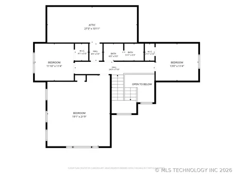 Floorplan - 2405 E 26th St, Tulsa, OK 74114 photo 3 of 3