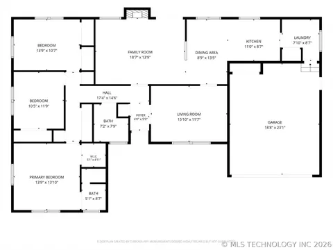 Floorplan - 6830 E 58th St, Tulsa, OK 74145 photo 1 of 1
