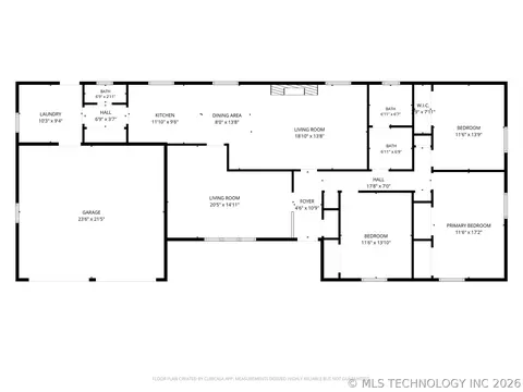 Floorplan - 401 E 500, Pryor, OK 74361 photo 1 of 1