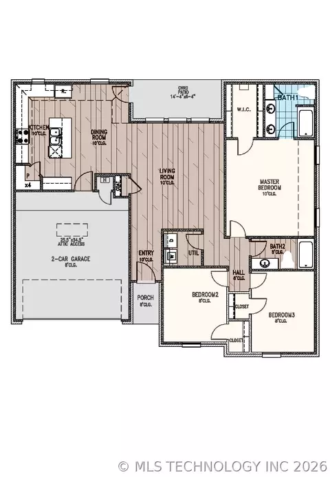 Floorplan - 27154 E 110th St, Broken Arrow, OK 74014 photo 1 of 1