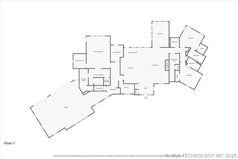 Floorplan - 5105 E 96th St N, Sperry, OK 74073 photo 2 of 3