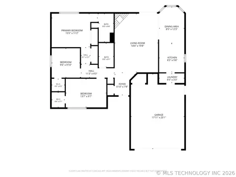 Floorplan - 1370 E 139th Pl, Glenpool, OK 74033 photo 1 of 1