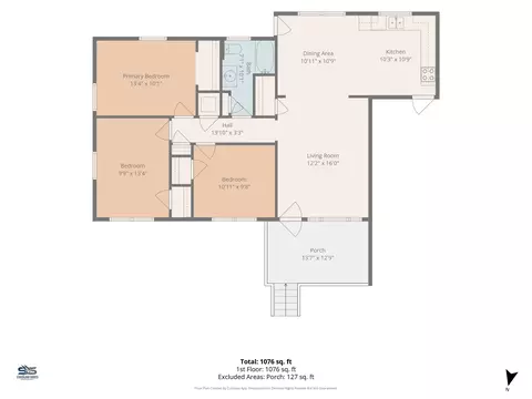Floorplan - 7816 E 4th St, Tulsa, OK 74112 photo 2 of 2