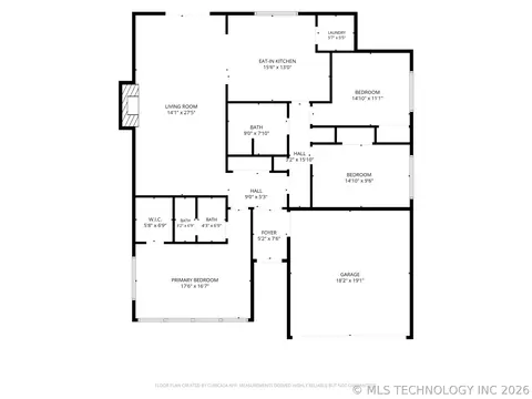 Floorplan - 9902 E 28th Pl, Tulsa, OK 74129 photo 1 of 1