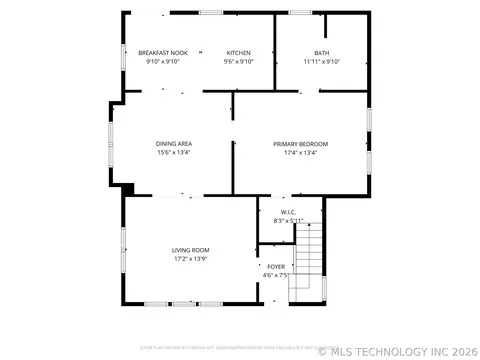 Floorplan - 519 W Forrest Ave, Eufaula, OK 74432 photo 2 of 3