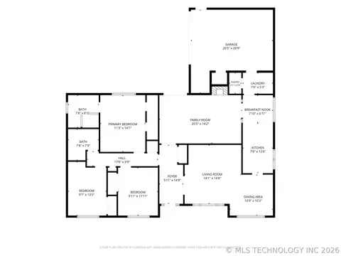 Floorplan - 6930 E 20th St, Tulsa, OK 74112 photo 1 of 1