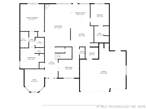 Floorplan - 7709 El Paso St, Broken Arrow, OK 74014 photo 2 of 3