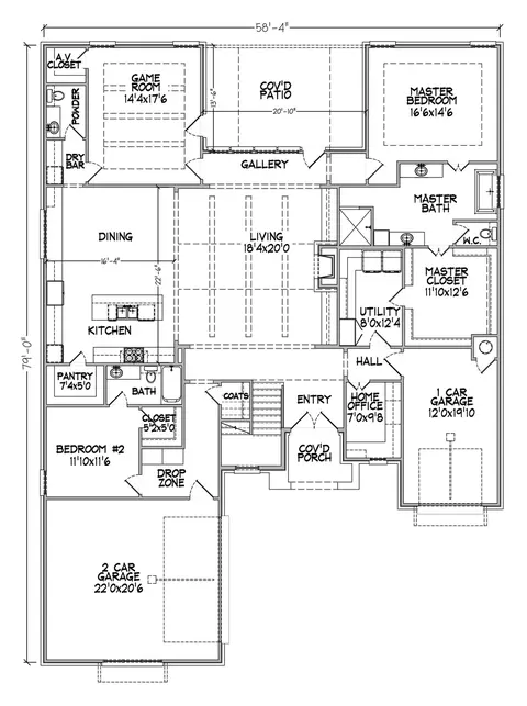Floorplan - 84 E 165th Pl S, Glenpool, OK 74033 photo 1 of 2