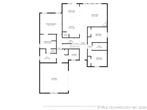 Floorplan - 3555 E 155th St, Bixby, OK 74008 photo 2 of 3