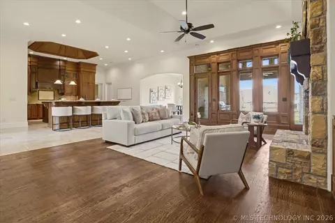 Living - 17743 E Red Hawk Rd, Owasso, OK 74055 photo 3 of 5