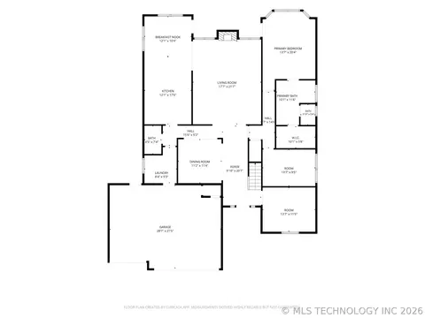 Floorplan - 8752 E 102nd St, Tulsa, OK 74133 photo 1 of 3