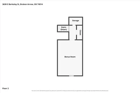 Floorplan - 3630 E Berkeley St, Broken Arrow, OK 74014 photo 3 of 3