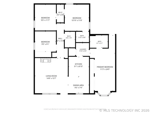 Floorplan - 608 Pine St, Henryetta, OK 74437 photo 1 of 1