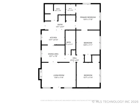 Floorplan - 1313 E 66th Pl, Tulsa, OK 74136 photo 1 of 1