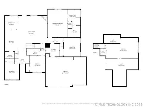 Floorplan - 205 N Phillips St, Skiatook, OK 74070 photo 1 of 3