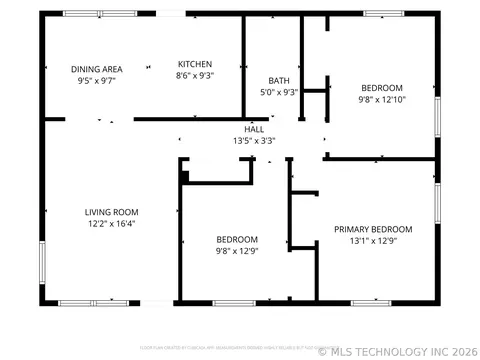 Floorplan - 4523 E 29th St, Tulsa, OK 74114 photo 1 of 1