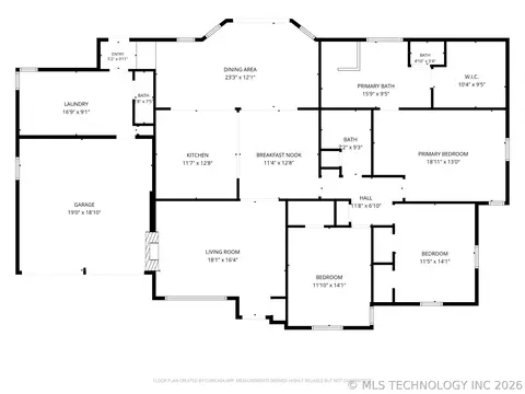 Floorplan - 1909 E 35th Pl, Tulsa, OK 74105 photo 1 of 1