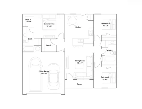 Floorplan - 29011 E 80th Pl S, Broken Arrow, OK 74014 photo 1 of 1