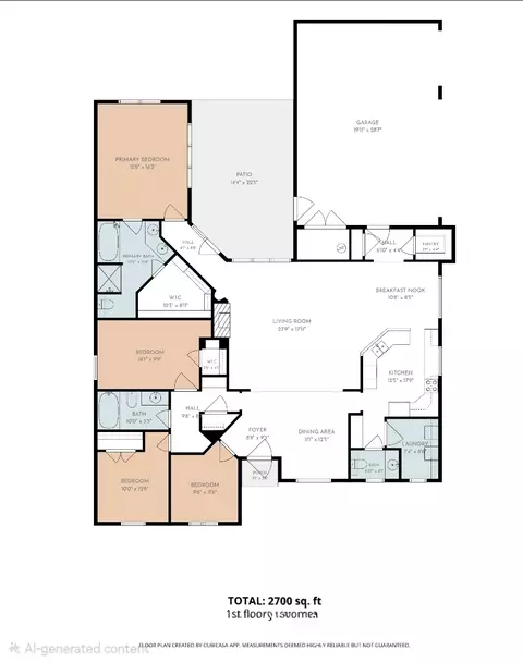 Floorplan - 823 Cypress Dr, Ada, OK 74820 photo 1 of 1