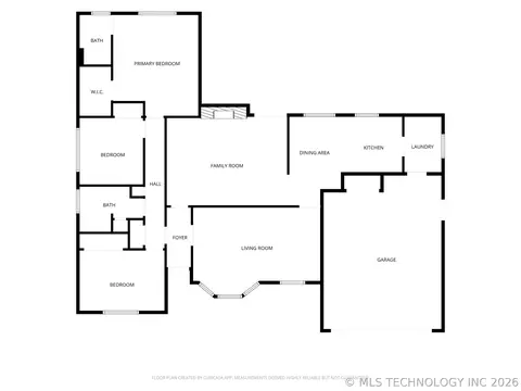 Floorplan - 10817 E 26th Pl, Tulsa, OK 74129 photo 1 of 1