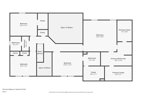 Floorplan - 7901 N Highway 72, Haskell, OK 74436 photo 2 of 2