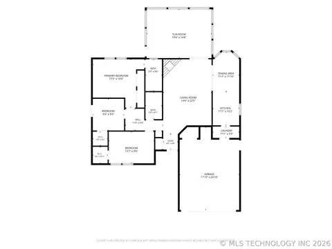 Floorplan - 2505 E Queens St, Broken Arrow, OK 74014 photo 1 of 1