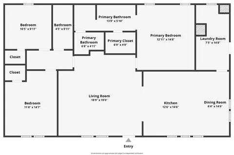 Floorplan - 1205 County Road 1650, Roff, OK 74865 photo 1 of 1