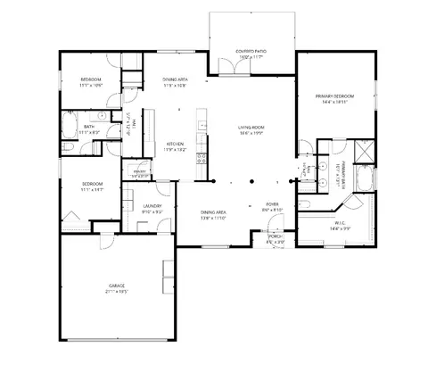 Floorplan - 1222 Legacy Dr, Ada, OK 74820 photo 1 of 1