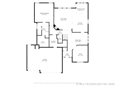 Floorplan - 9432 E 77th St, Tulsa, OK 74133 photo 2 of 3