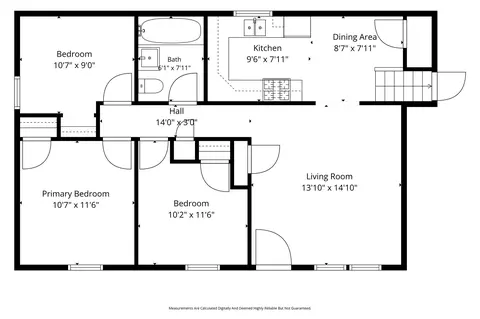 Floorplan - 5952 E Marshall Pl, Tulsa, OK 74115 photo 2 of 3