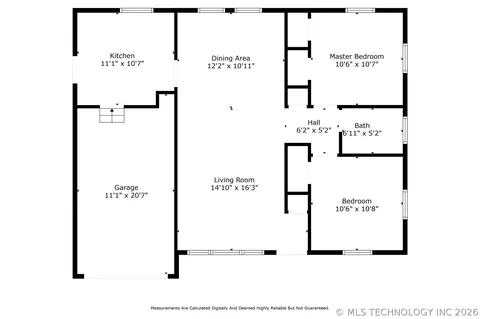 Floorplan - 2503 E 8th St, Tulsa, OK 74104 photo 1 of 1