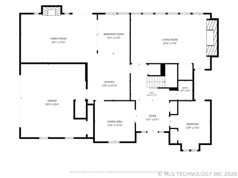 Floorplan - 7316 E 85th St, Tulsa, OK 74133 photo 2 of 3