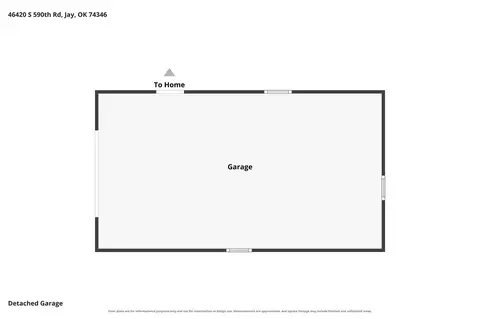 Floorplan - 46420 S 590 Rd, Jay, OK 74346 photo 1 of 5
