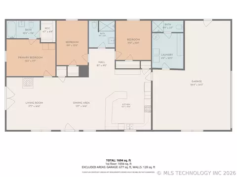 Floorplan - 5665 N 320 Rd, Haskell, OK 74436 photo 1 of 1