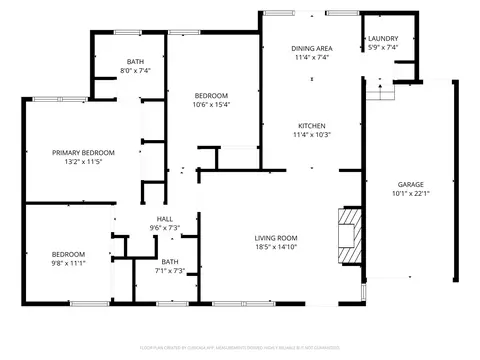 Floorplan - 4136 E 34th St, Tulsa, OK 74135 photo 1 of 1