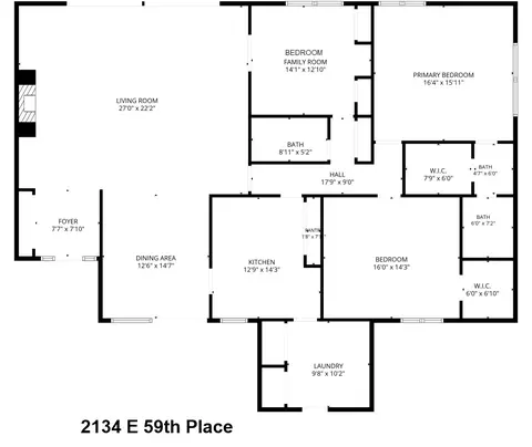 Floorplan - 2134 E 59th Place S E1, Tulsa, OK 74105 photo 1 of 1