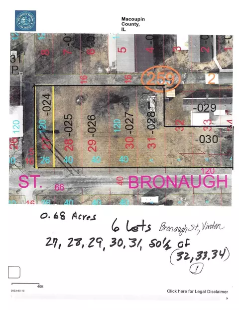 6 Lots Bronaugh St, Virden, IL 62690